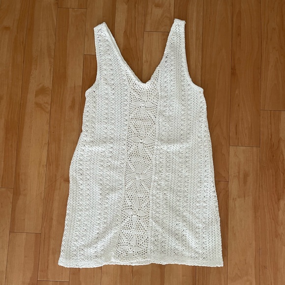 Zara White Knit Dress - Picture 1 of 6